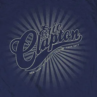 Eric Clapton Logo Rays Navy