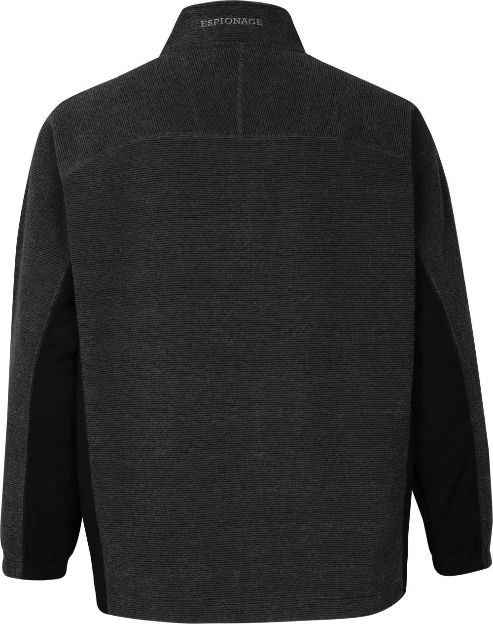 Espionage Bonded Rib Fleece Jacket - Charcoal