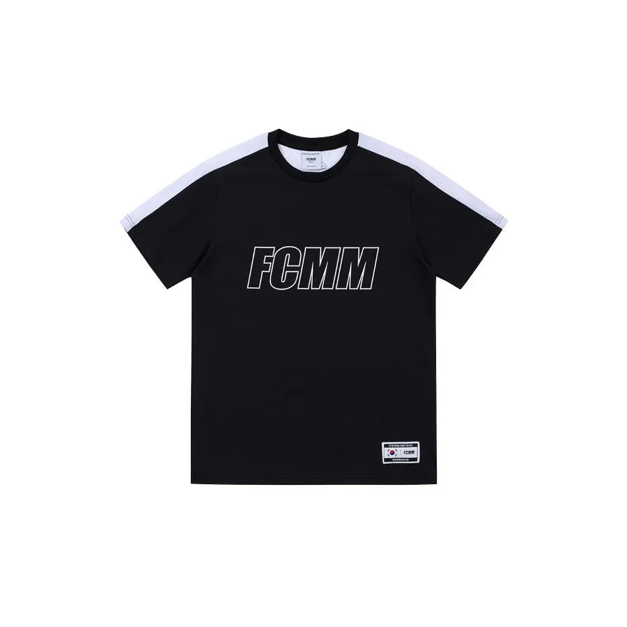 FCMM  |Crew Neck Unisex Nylon Street Style Plain Short Sleeves Logo