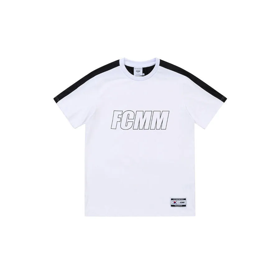 FCMM  |Crew Neck Unisex Nylon Street Style Plain Short Sleeves Logo