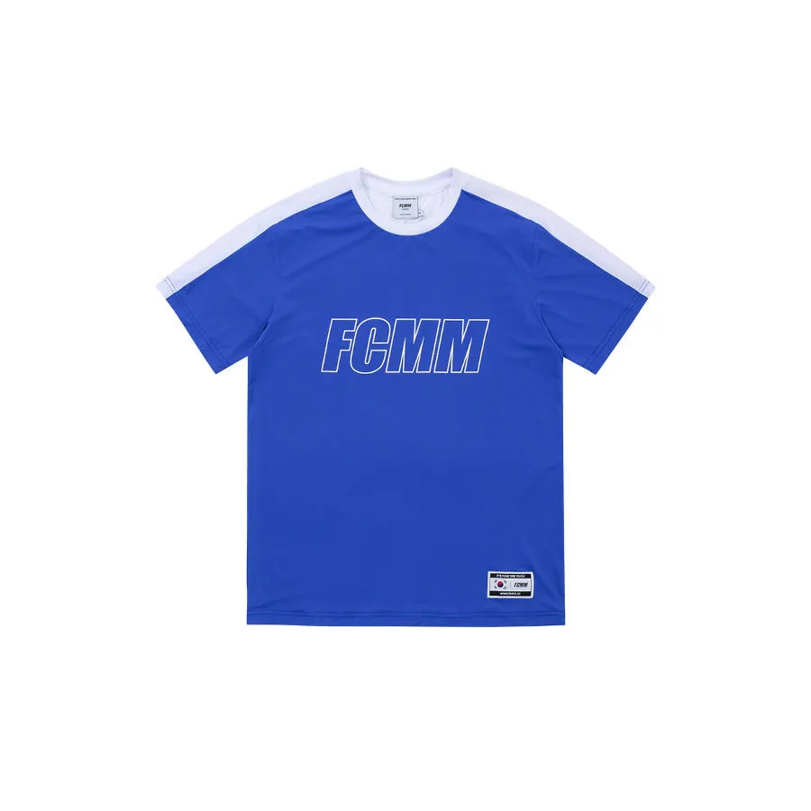 FCMM  |Crew Neck Unisex Nylon Street Style Plain Short Sleeves Logo