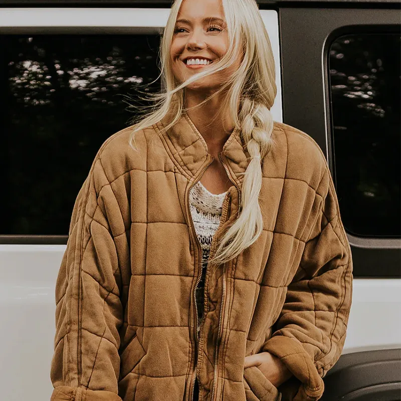 Free People Quilted Jacket - William Jacket