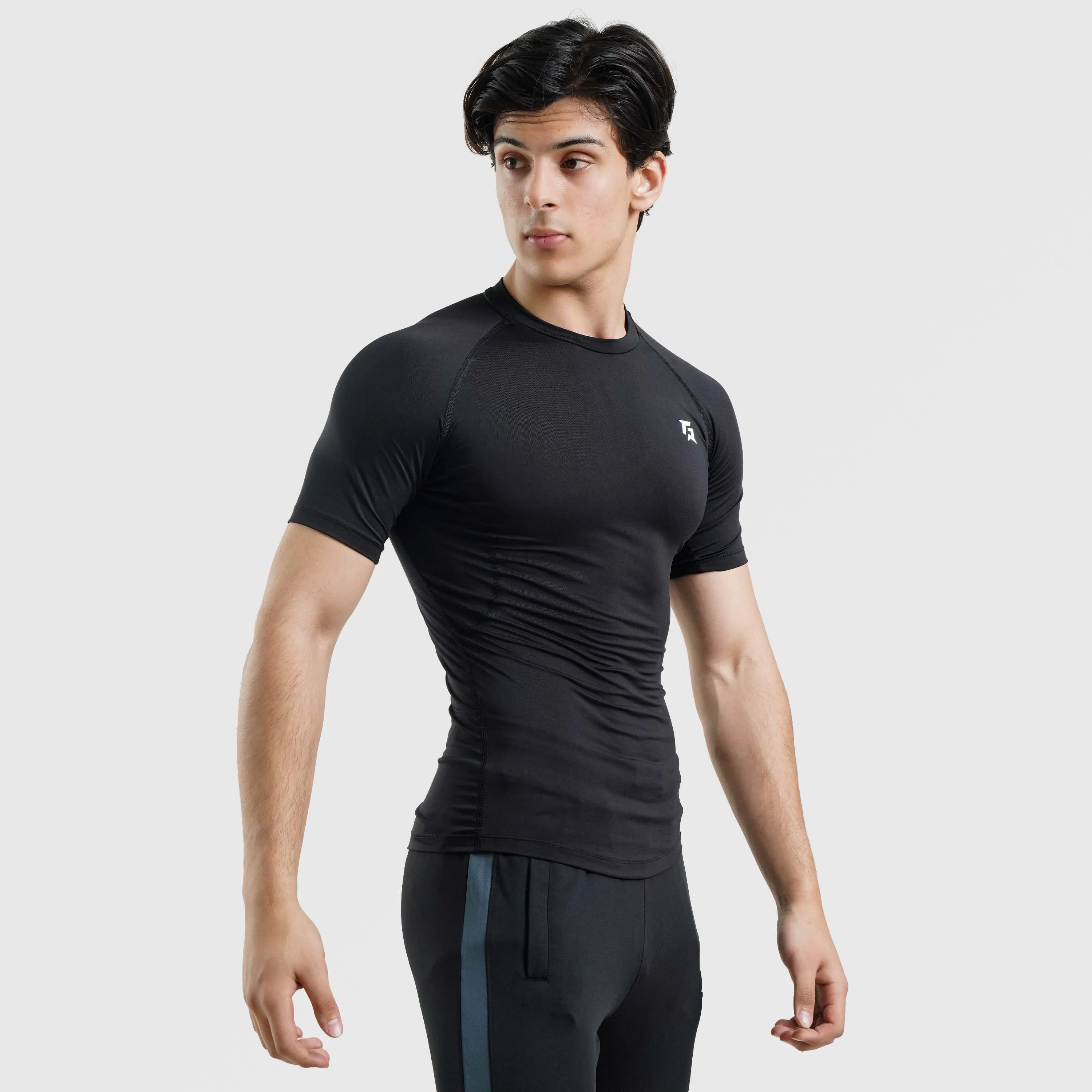 GA Compression Short Sleeves (Black)