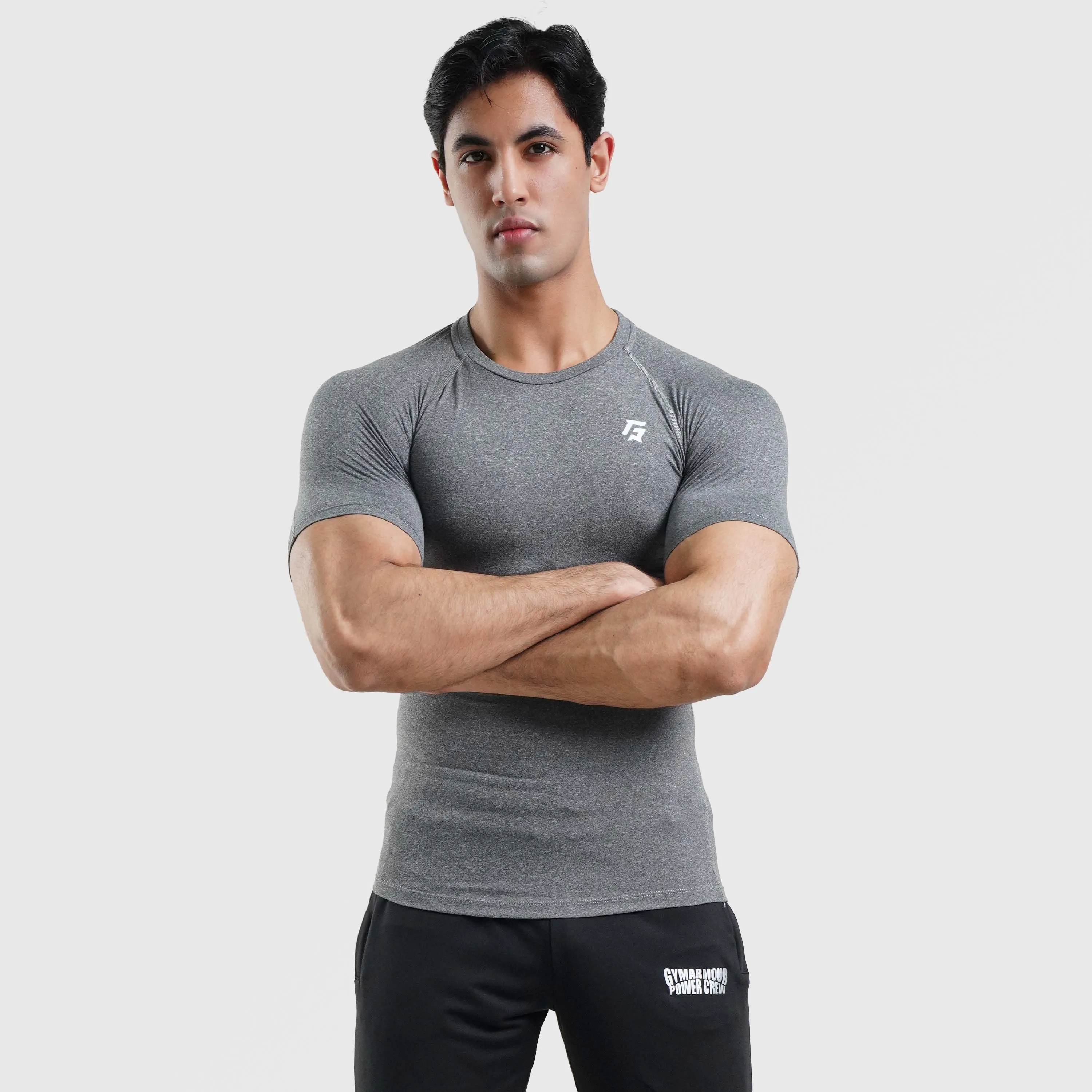 GA Compression Short Sleeves (Grey)