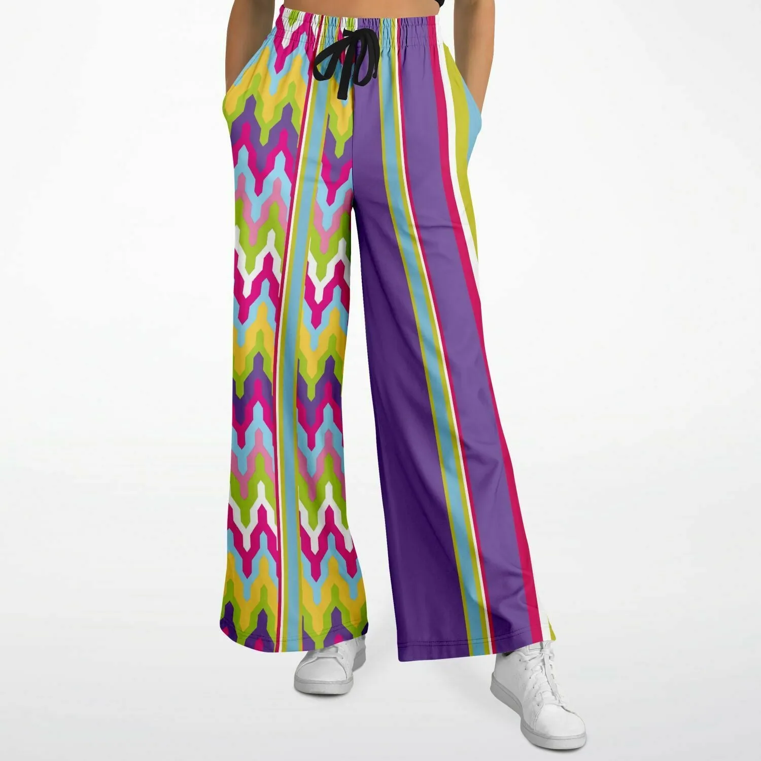 Groovy Purple Calypso Stretchy Phat Bellbottoms