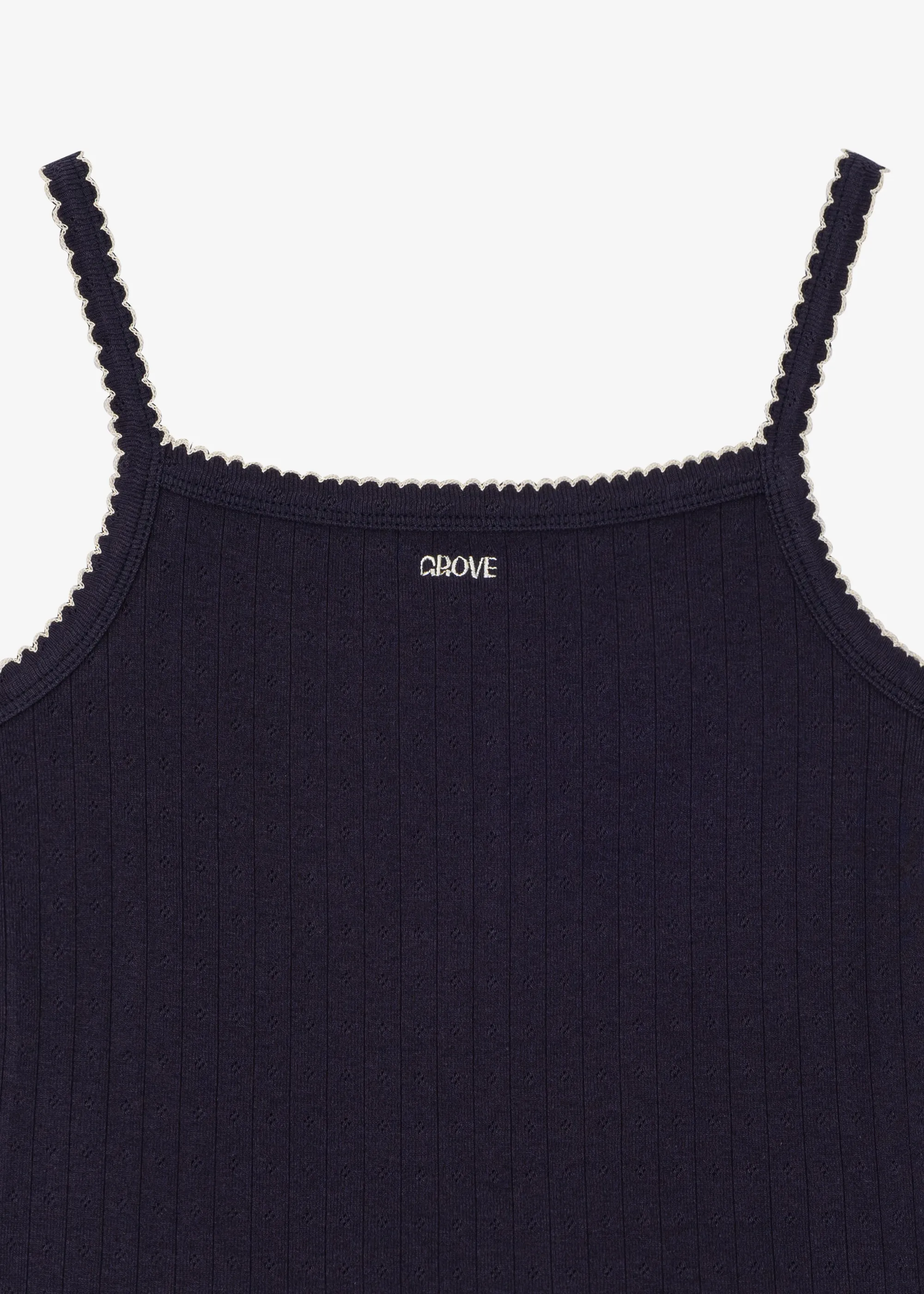 GROVE  |Sleeveless Street Style Plain Short Sleeves Logo