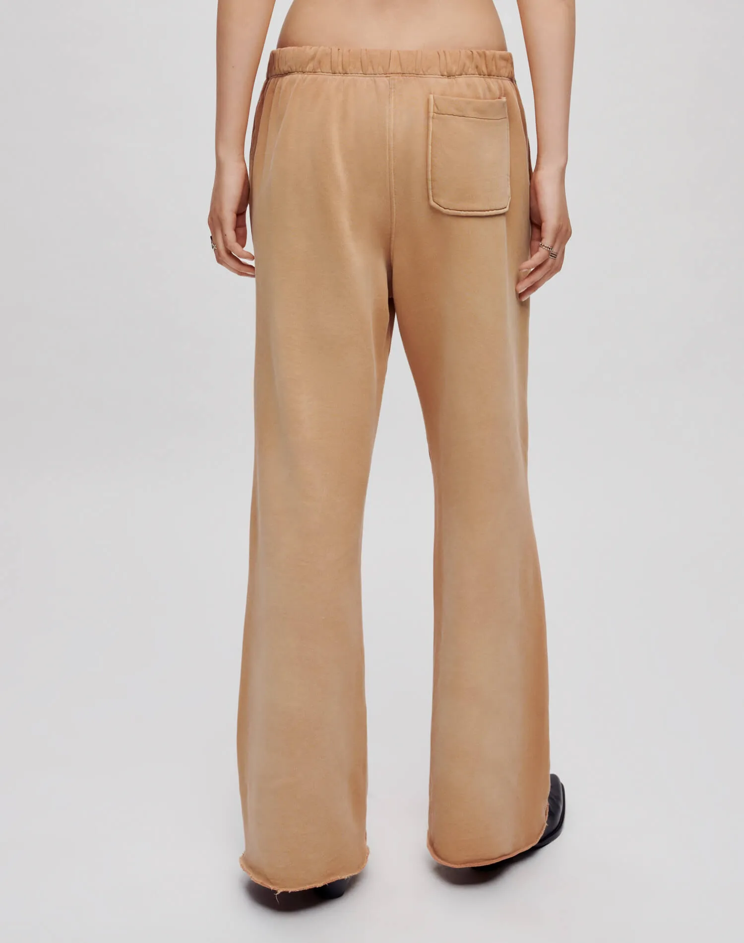 Hanes Wide Leg Sweatpant - Faded Chestnut