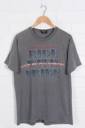 HARLEY DAVIDSON 'Ride with Pride' USA Made Michigan Tee (L)