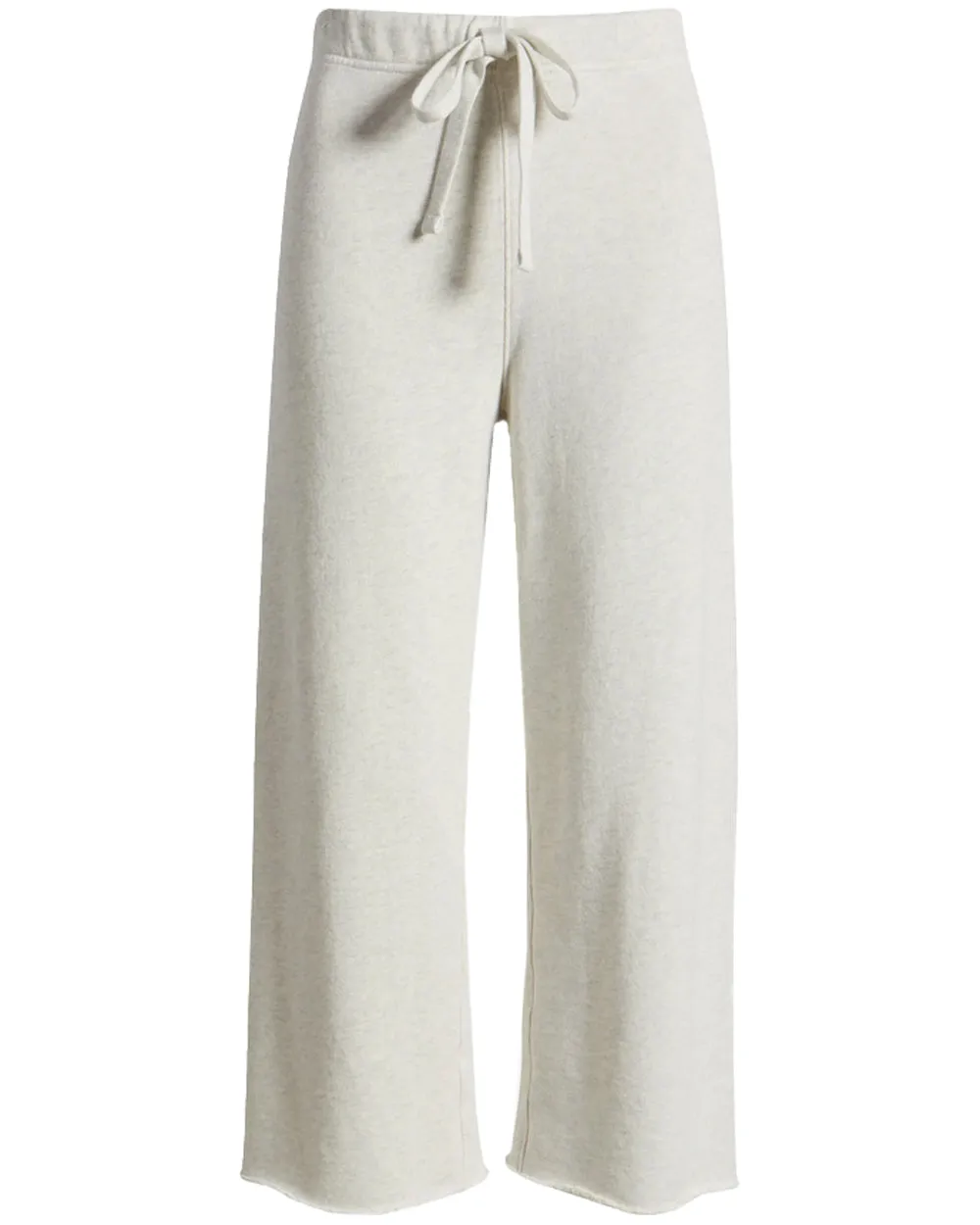 Heather White Melange Catherine Sweatpant