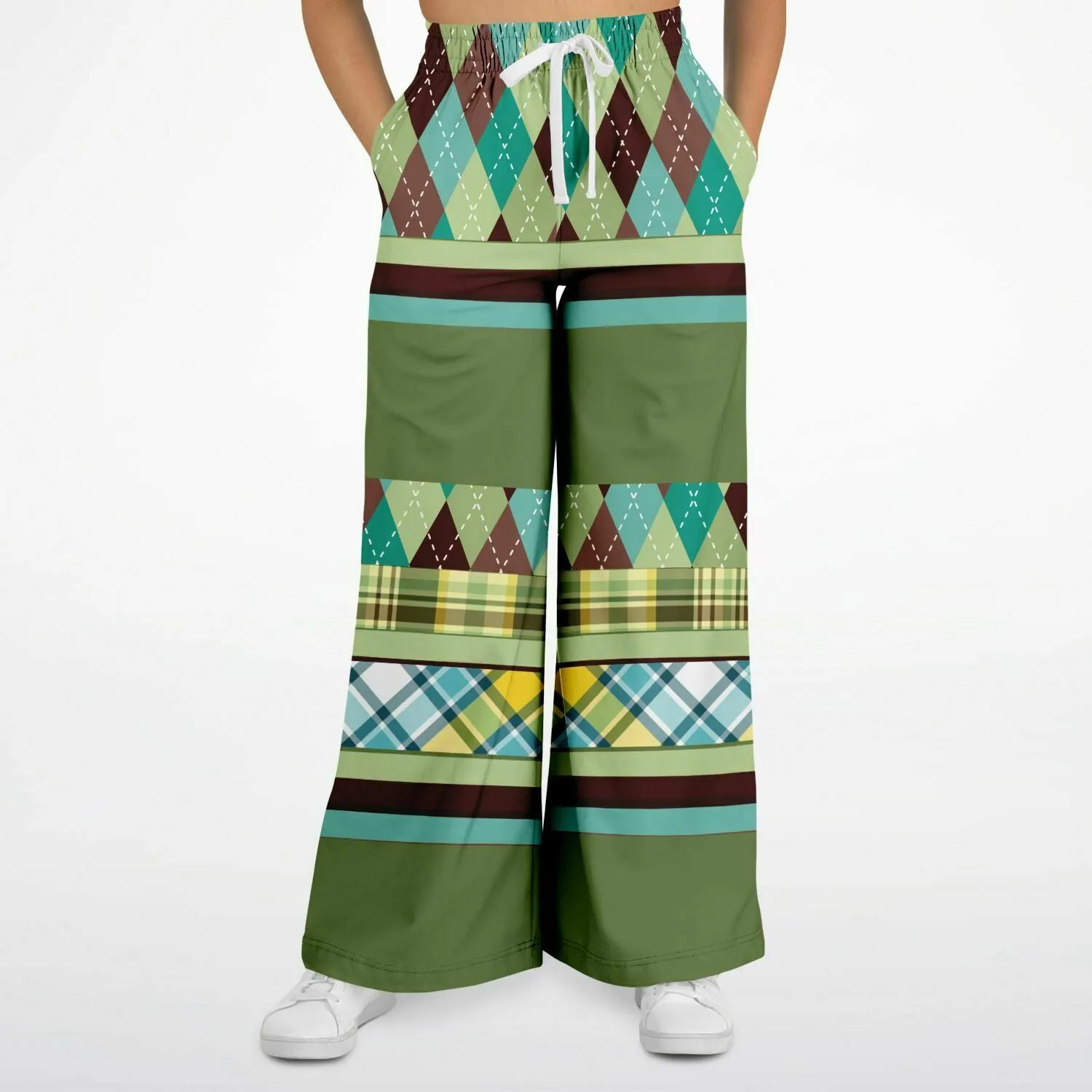 Hypnotic Zen Eco-Poly Stretchy Phat Bellbottoms