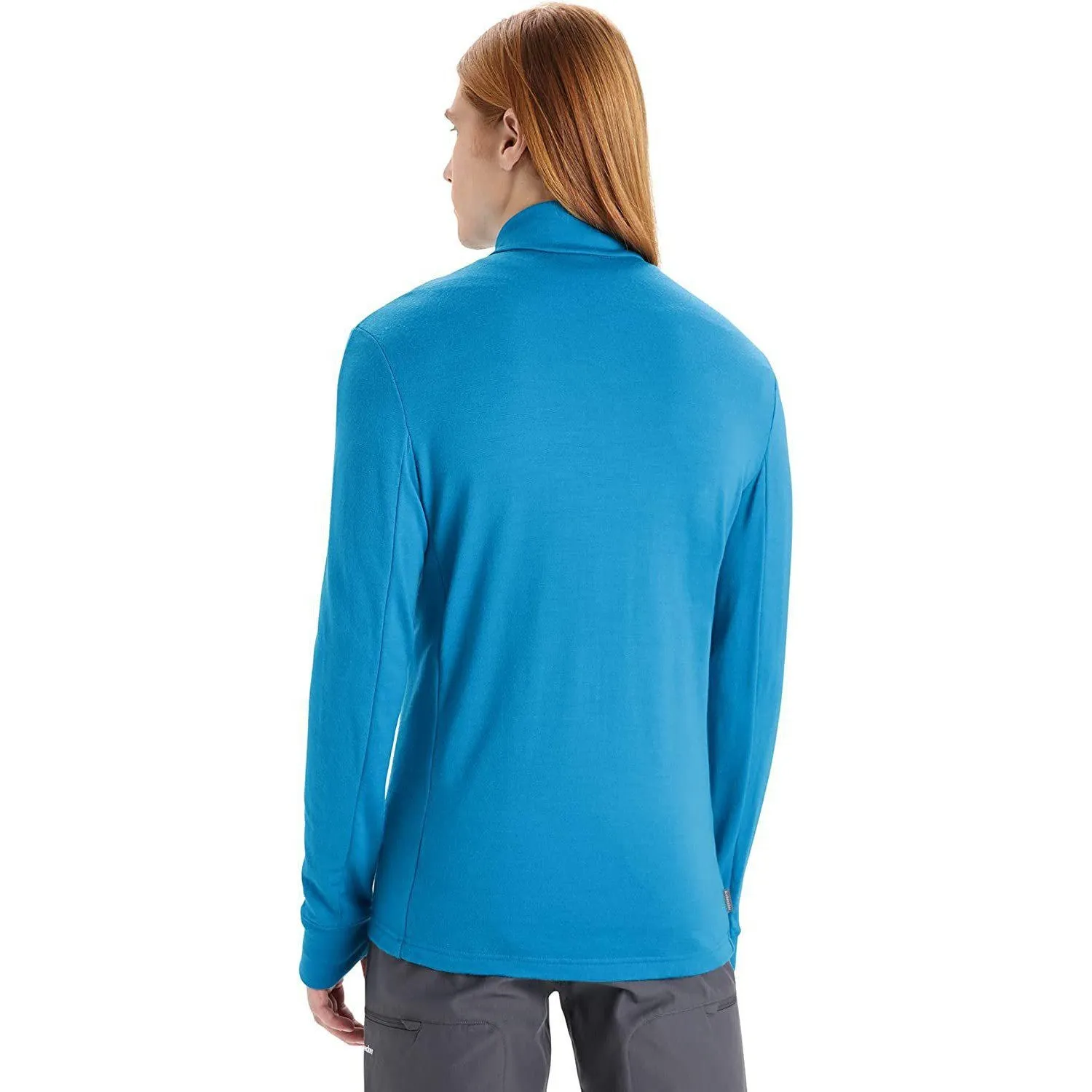 Icebreaker Merino Men's Quantum Iii Long Sleeve Wool Athletic Full Zip Sweater