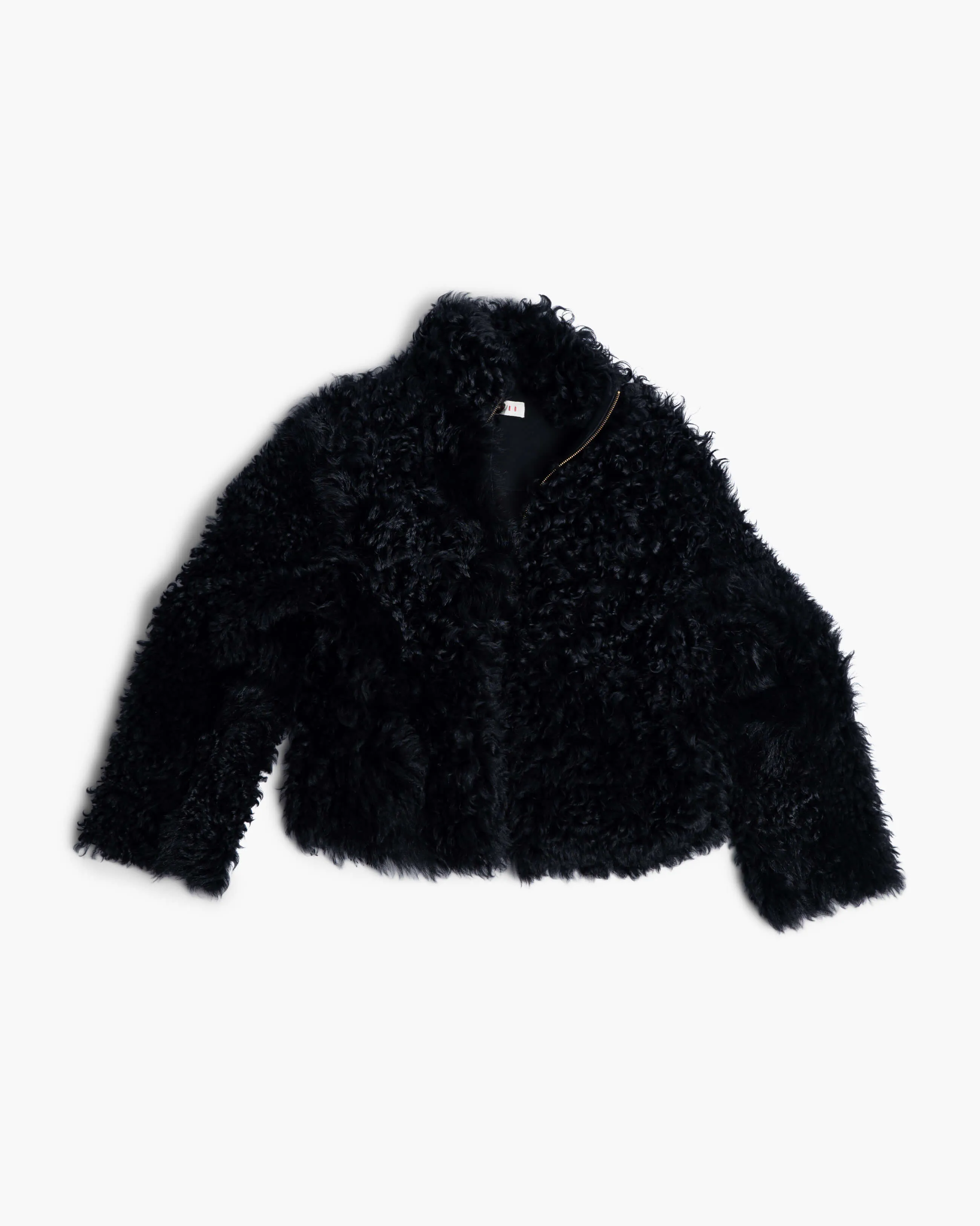  INUIKII Shearling Jacket Black 