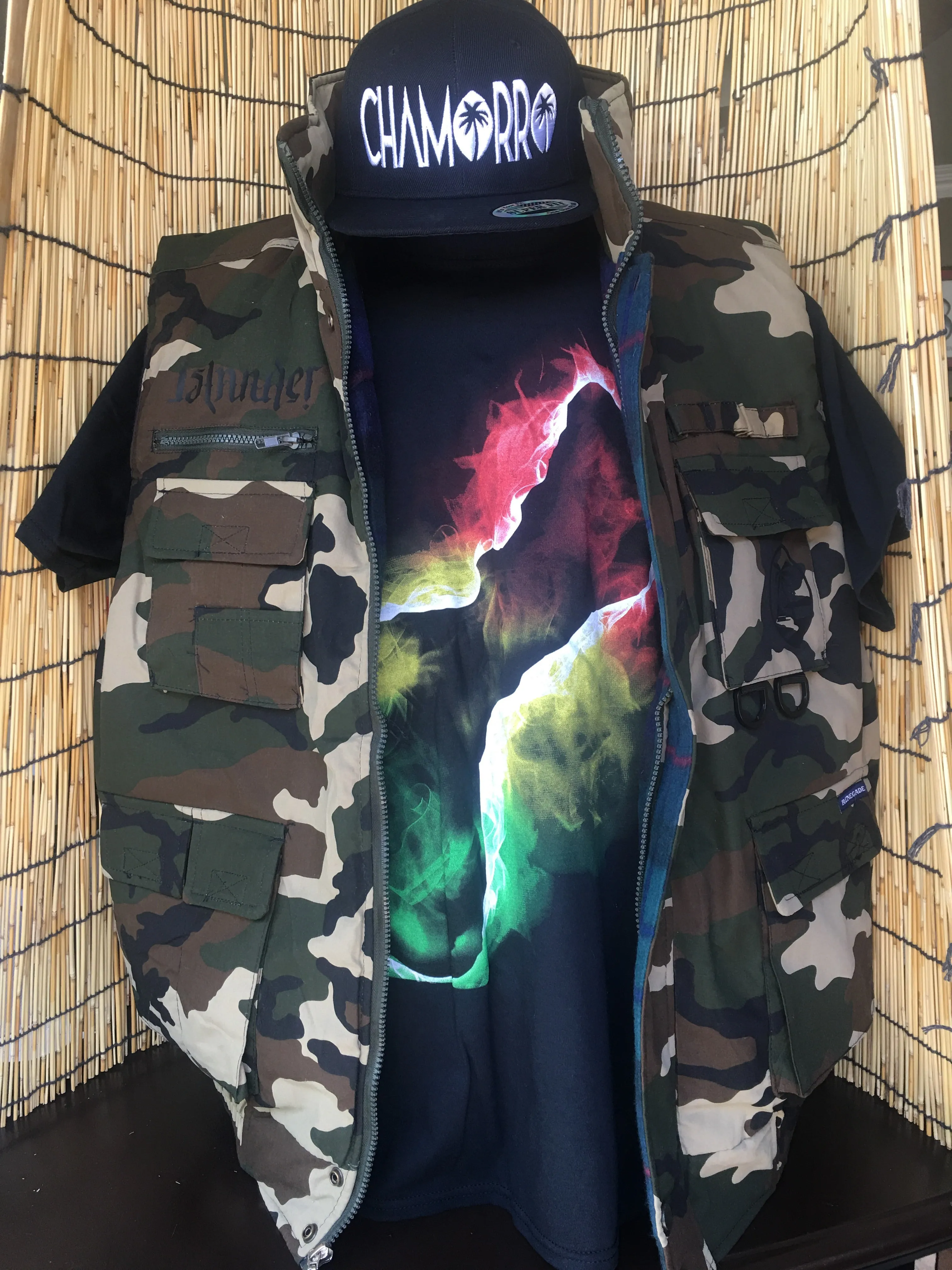 Islander Camo Sleeveless Jackets