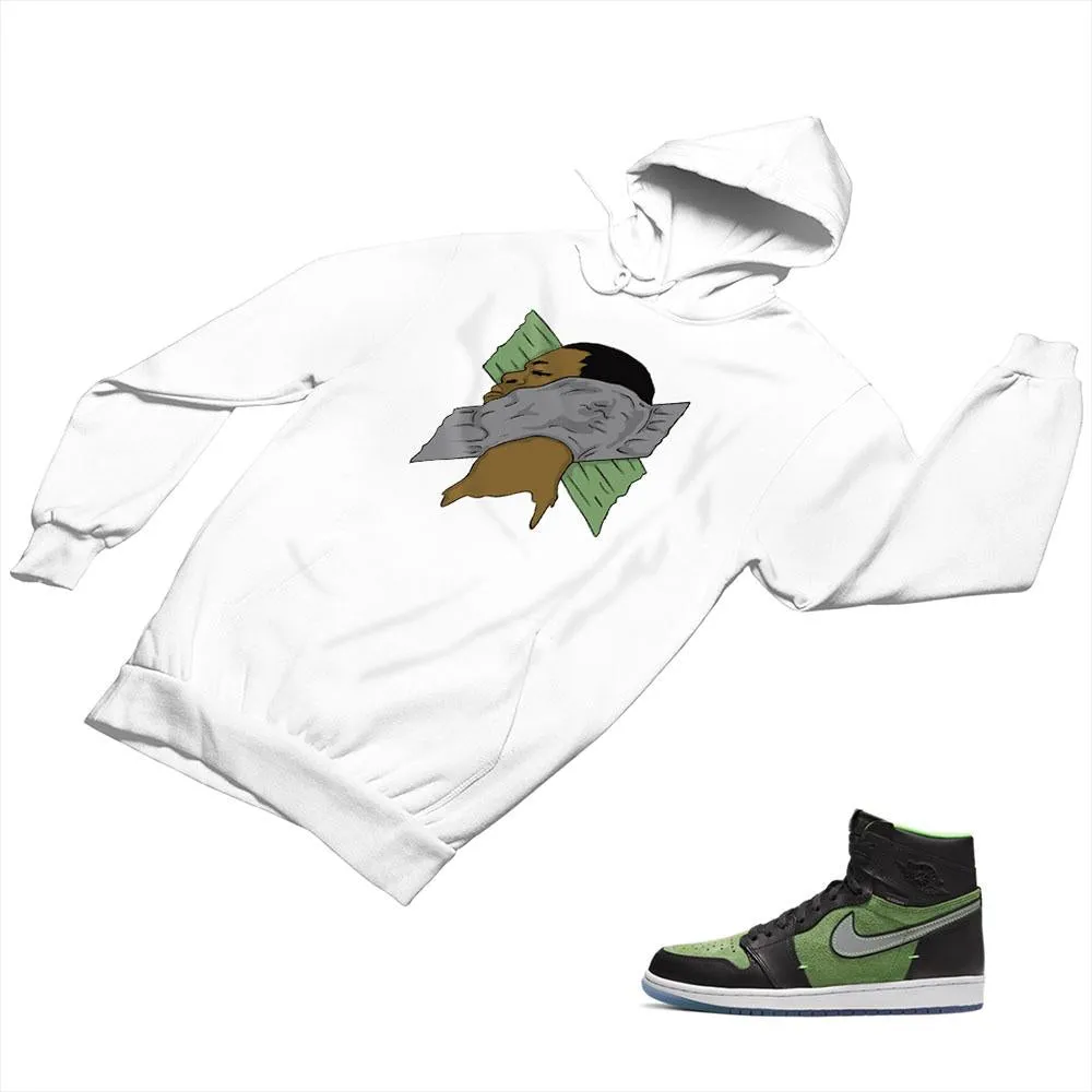 Jordan 1 Black Green Matching Custom Designed Hoodies JD 1-70-5