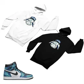 Jordan 1 Tie-Dye Matching Custom Designed Hoodies JD 1-69-6