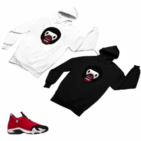 Jordan 14 Retro Gym Red Matching Custom Designed Hoodies JD 14-7-2