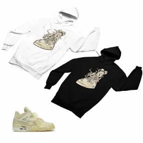 Jordan 4 Sail Matching Custom Designed Hoodies JD 4-24-5