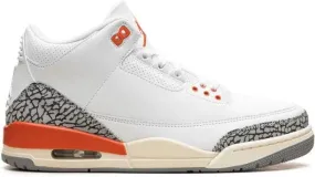 Jordan Air 3 Retro Georgia Peach sneakers White