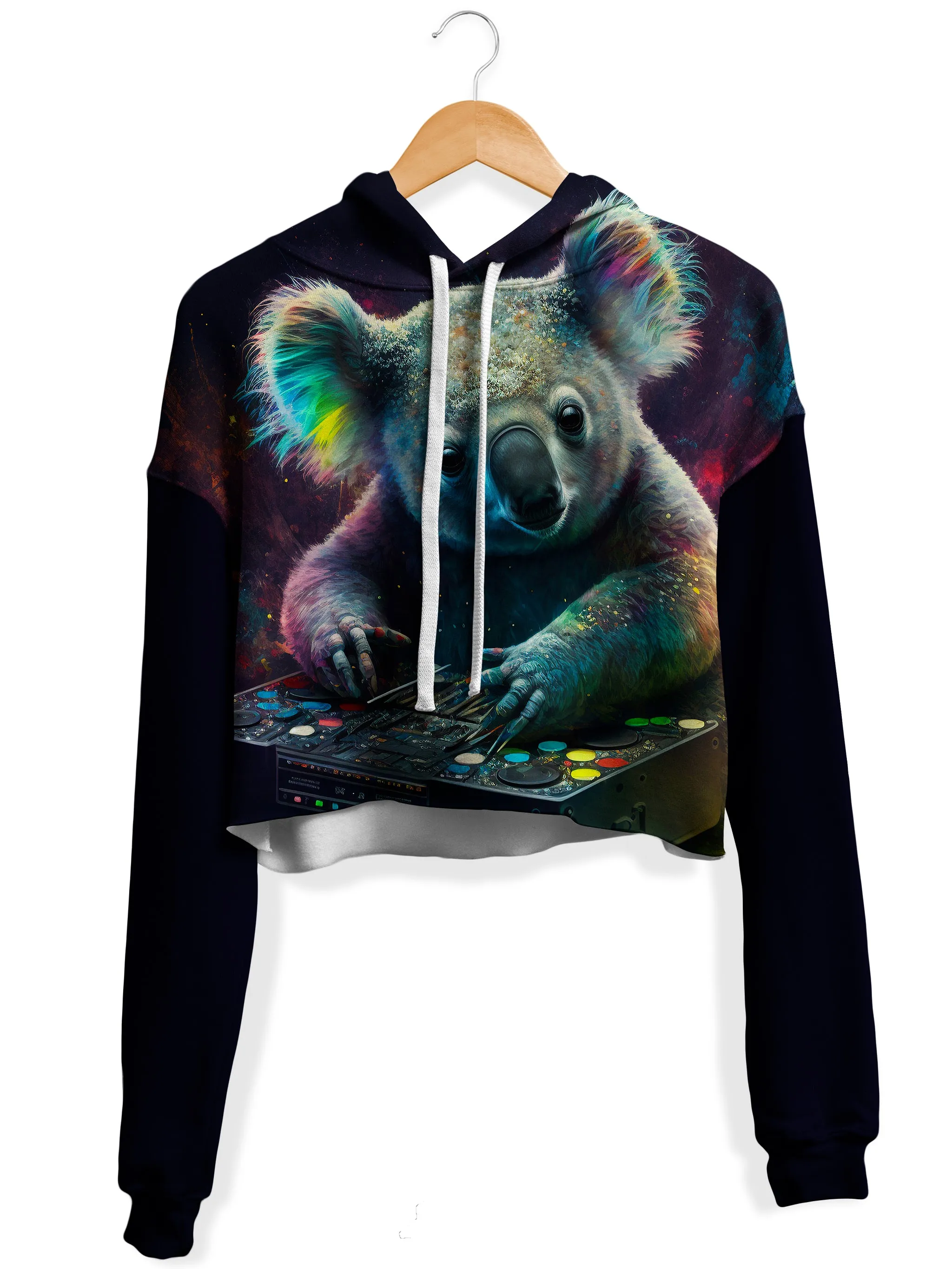 Koala Remix Crop Hoodie and Leggings Combo