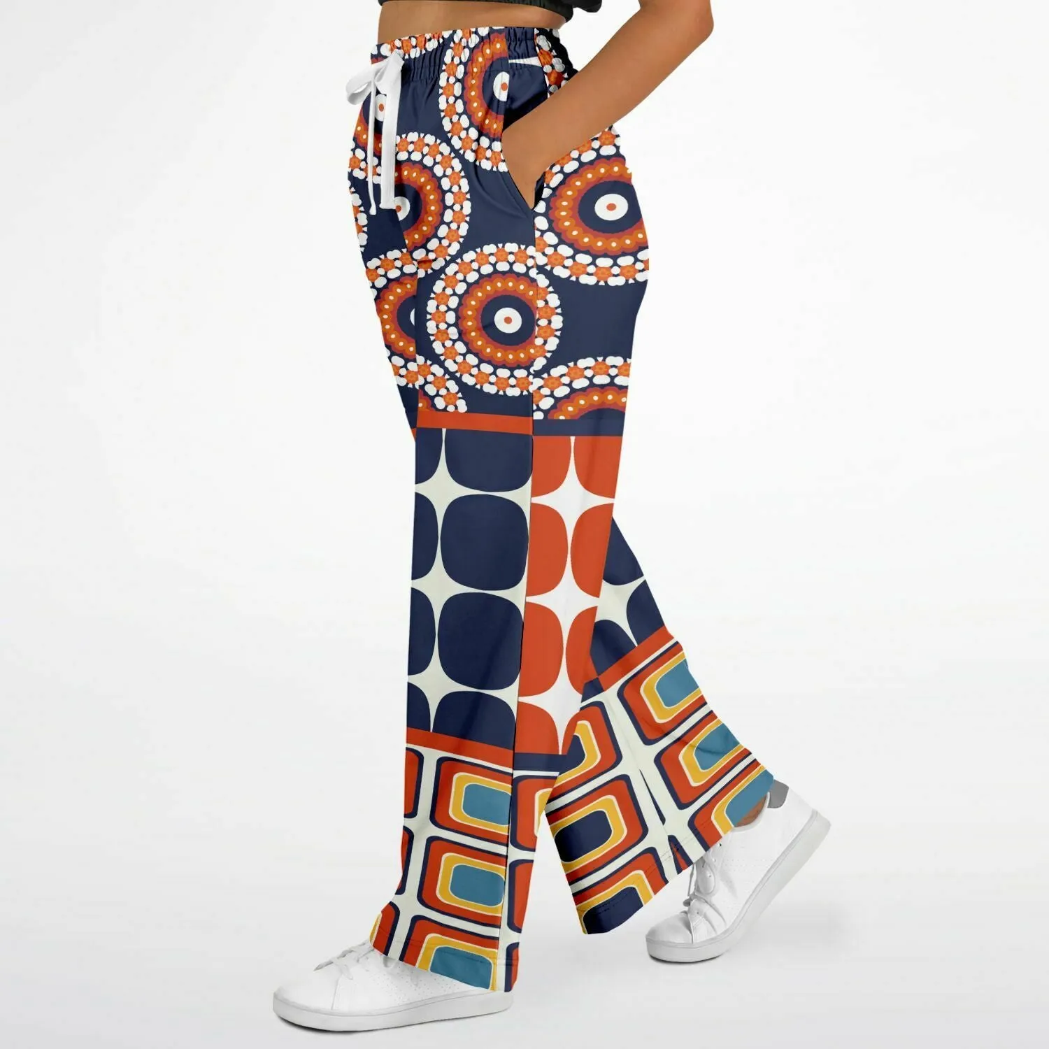 Le Cadeau Eco-Poly Stretchy Phat Bellbottoms