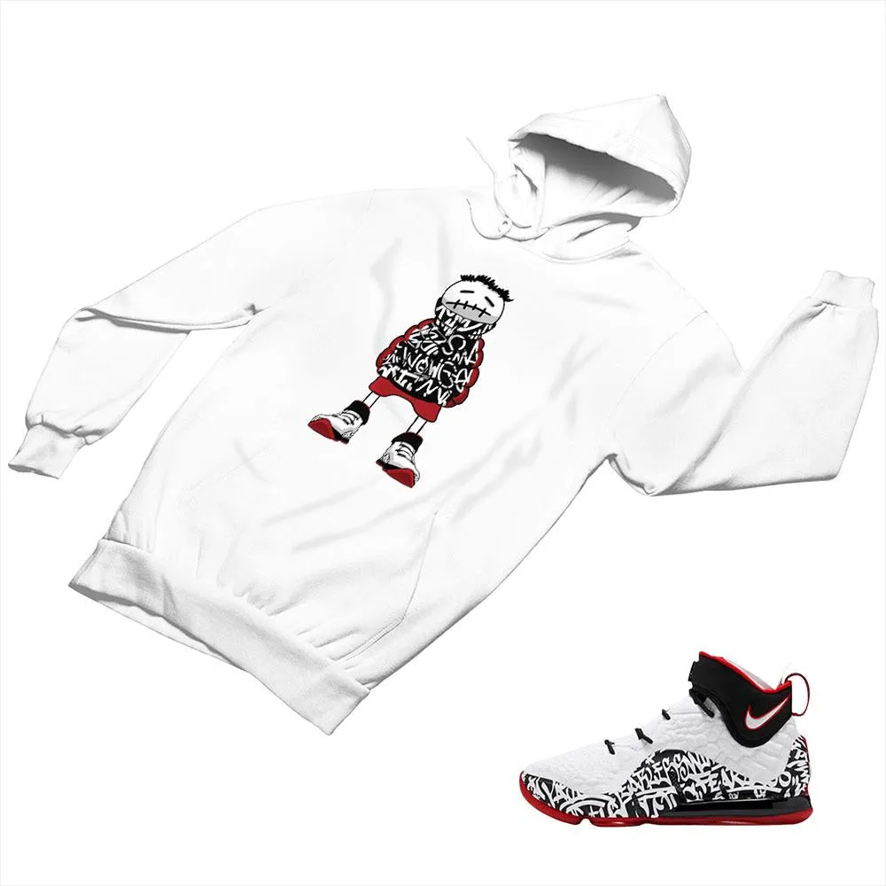 LeBron 17 Graffiti Matching Custom Designed Hoodies NLB17 1-4-15