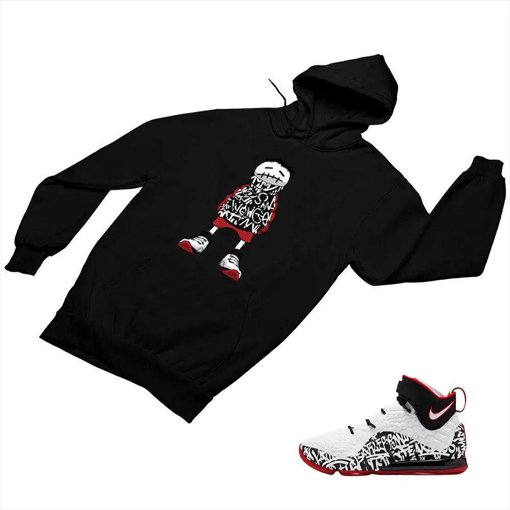 LeBron 17 Graffiti Matching Custom Designed Hoodies NLB17 1-4-15