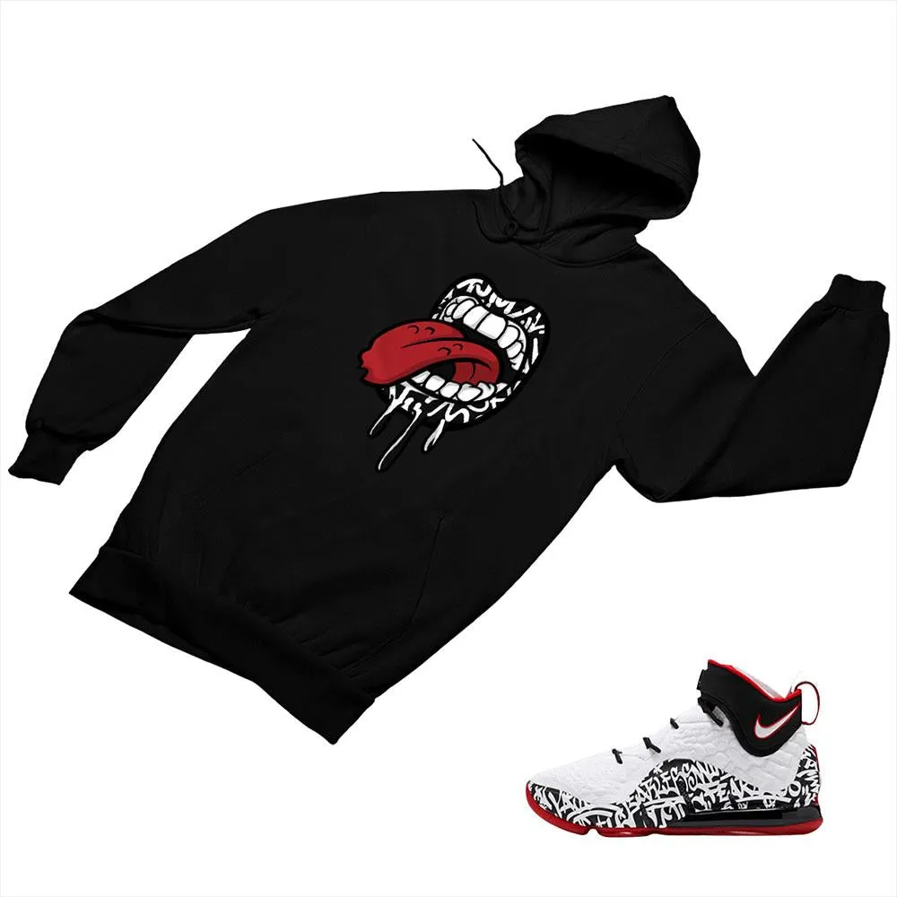 LeBron 17 Graffiti Matching Custom Designed Hoodies NLB17 1-4-2