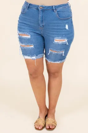 Livin' For The Party Shorts, Blue