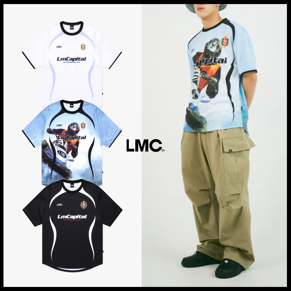 LMC  |Crew Neck Unisex Street Style Short Sleeves