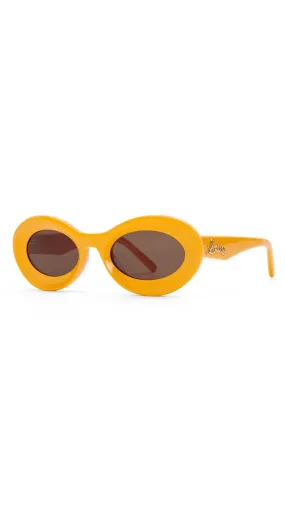 Loop Sunglasses in Acetate - Yellow