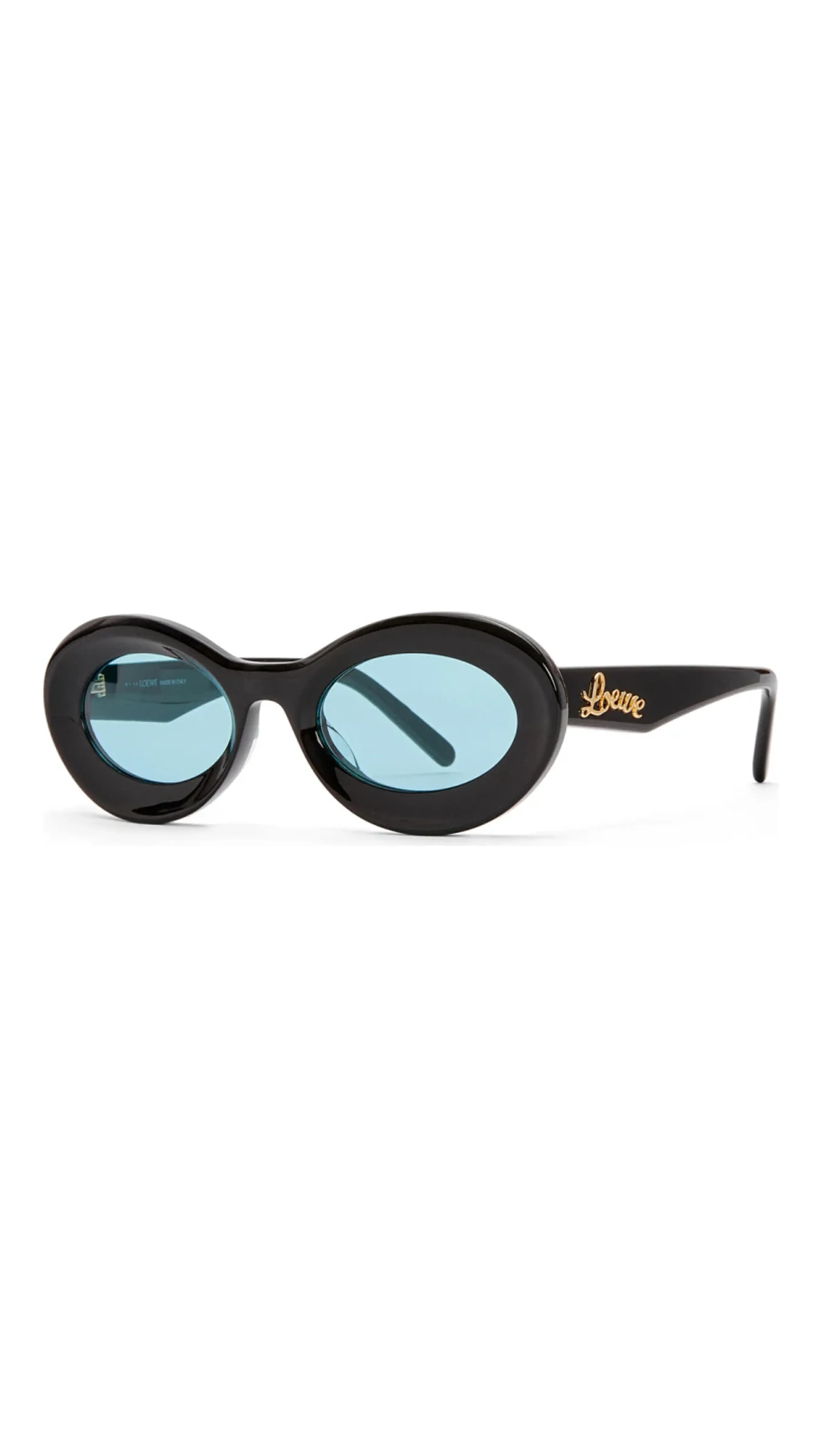 Loop Sunglasses in Acetate -Black/Blue