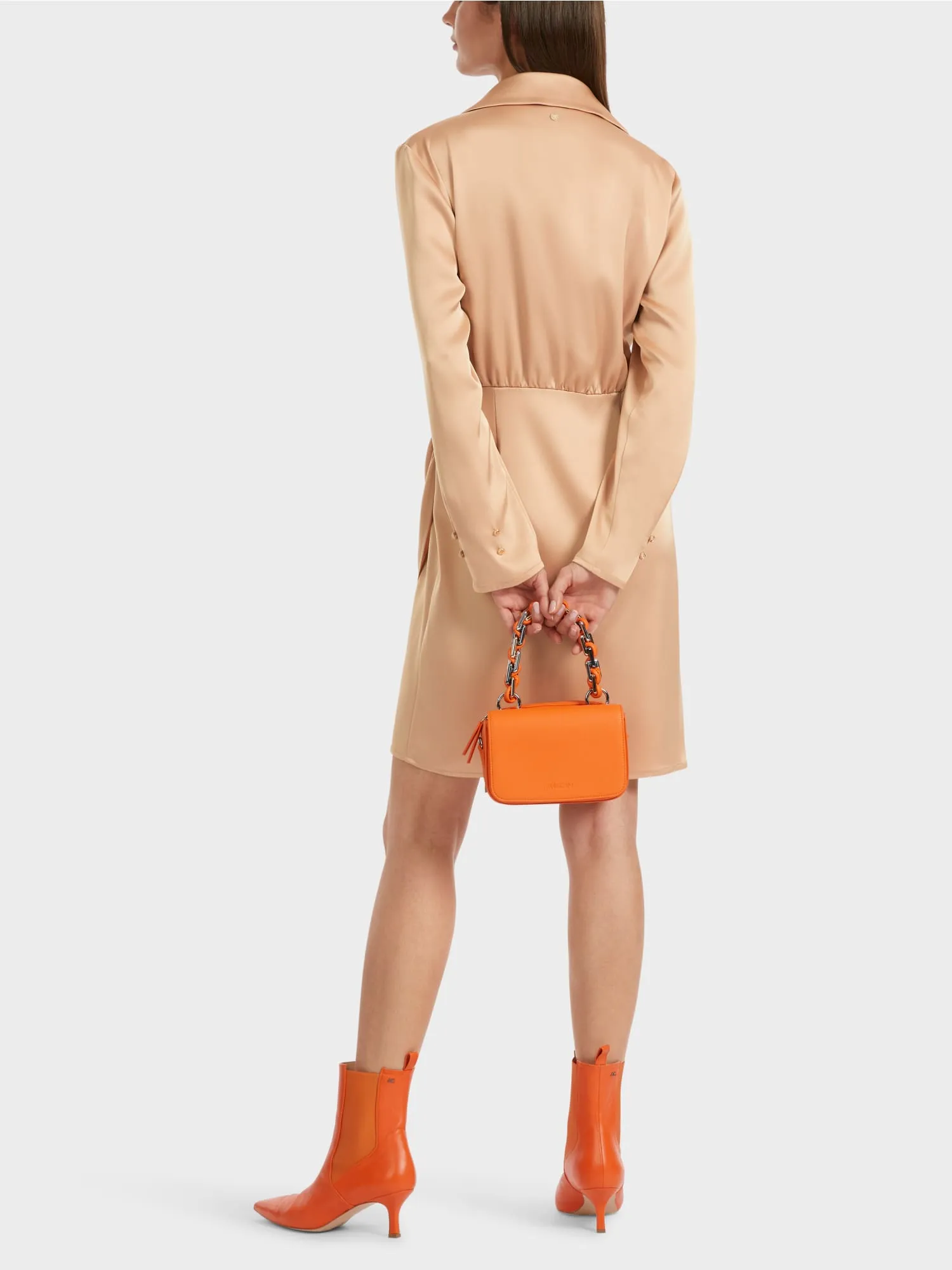 Marc Cain Dress With Wrap in Bright Toffee