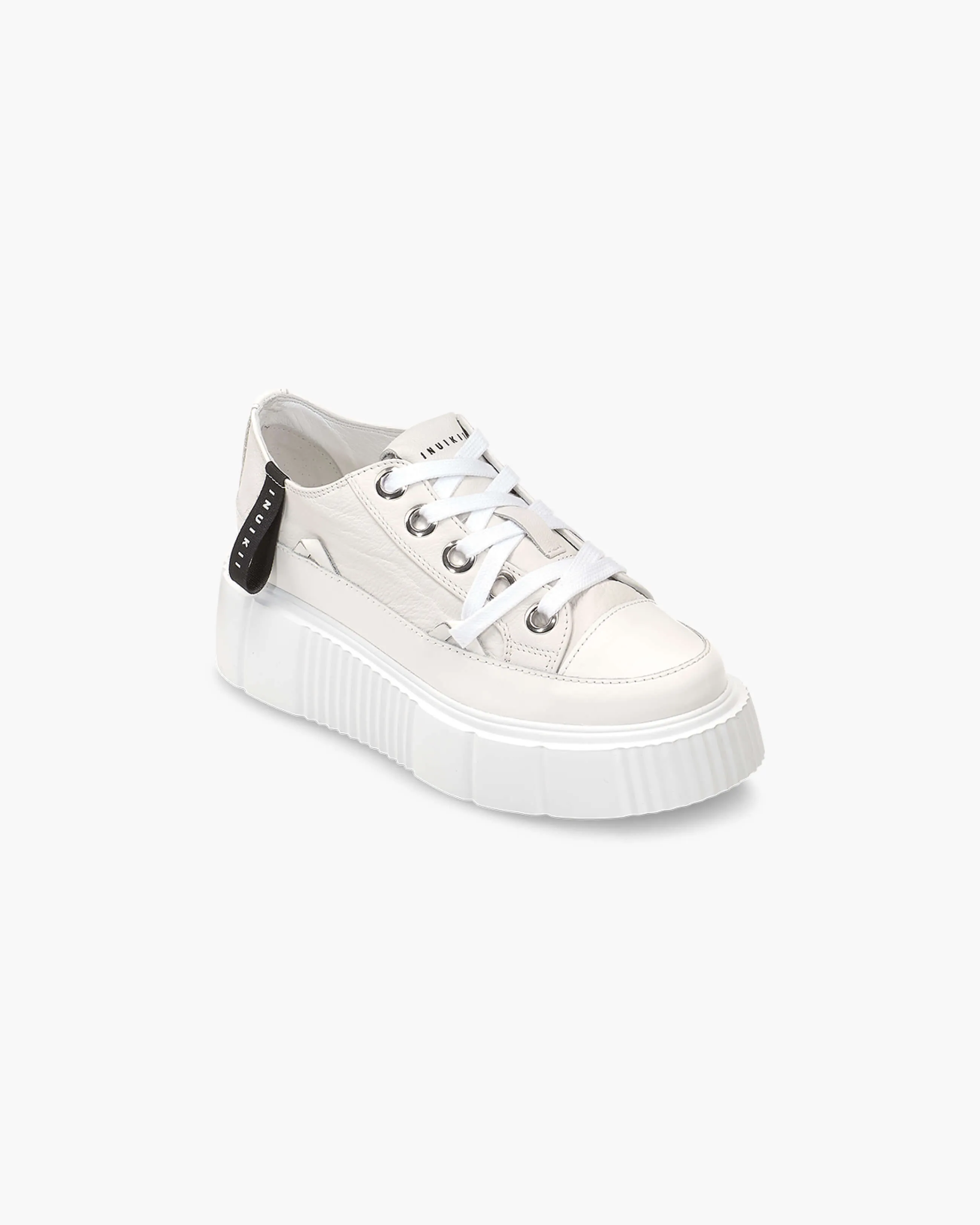  Matilda Leather Low White 