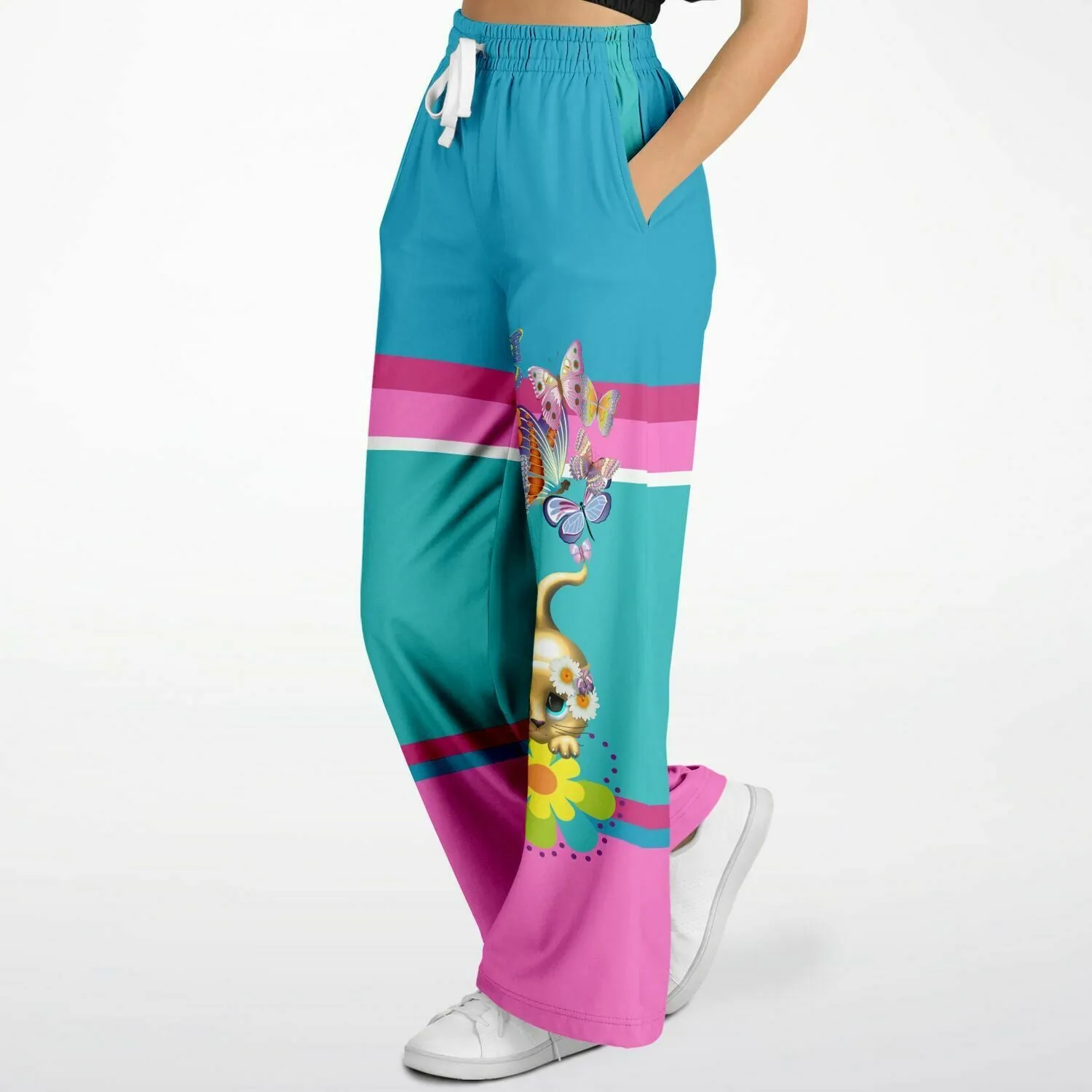 Maxwell Pink Stretchy SW  Phat Bellbottoms