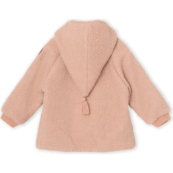 Mini A Ture Recycled LIFF Teddy Fleece Jacket, Rose Dust