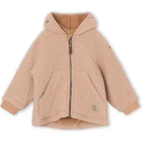 Mini A Ture Recycled LIFF Teddy Fleece Jacket, Rose Dust