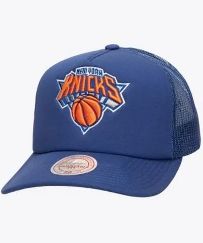 Mitchell & Ness Men's NBA New York Knicks Core Evergreen OTC Trucker Adjustable Hat