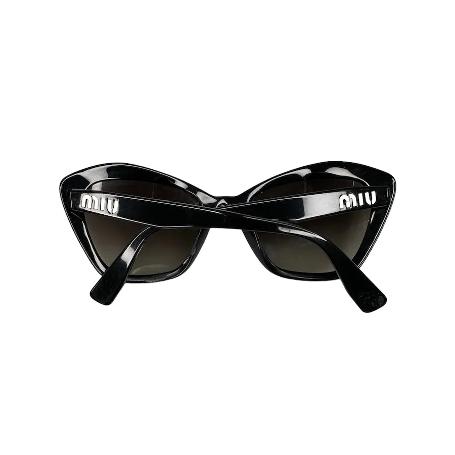 MIU MIU BLACK CAT EYE SUNGLASSES