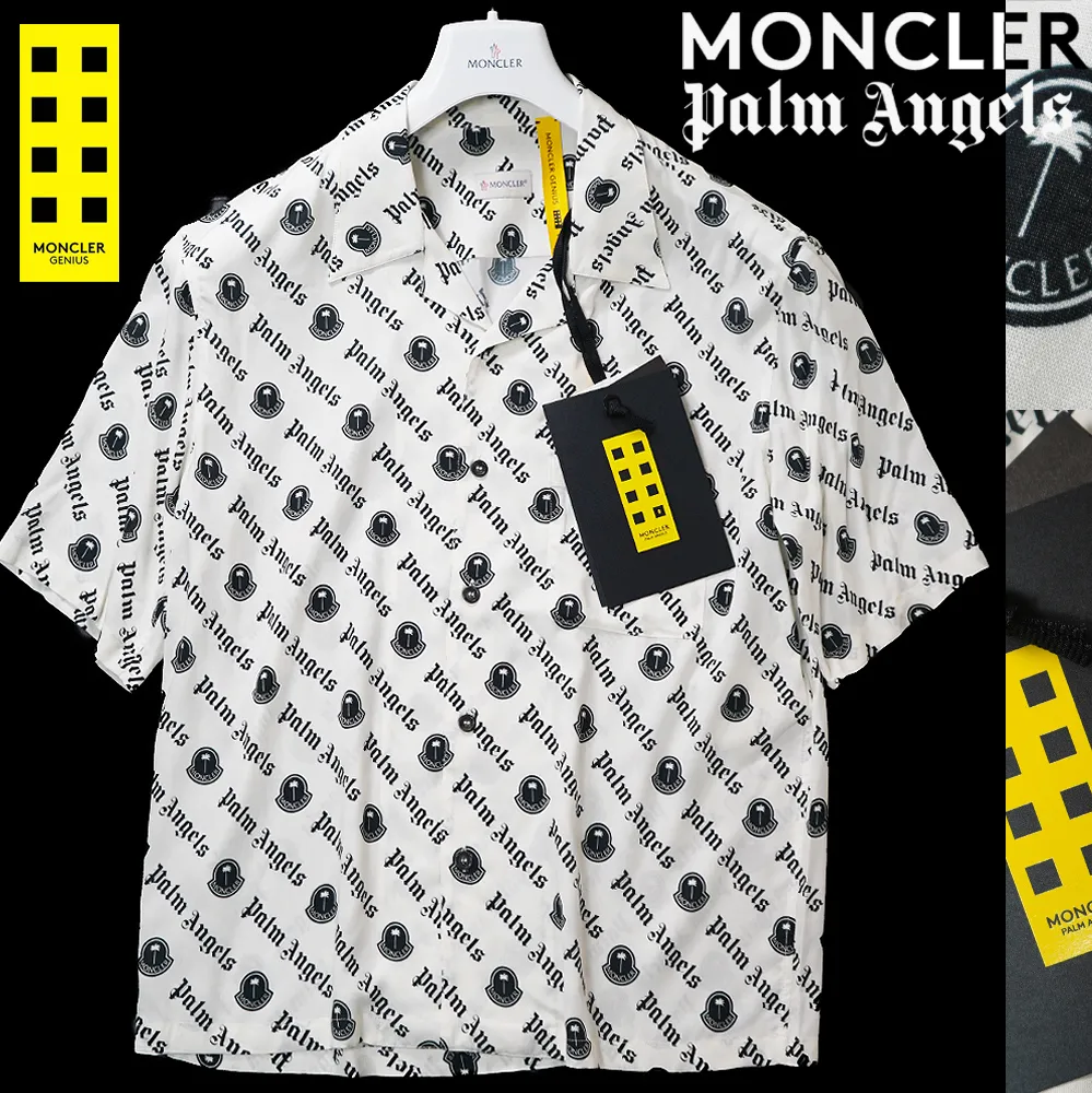 MONCLER  |Short Sleeves Logo Shirts