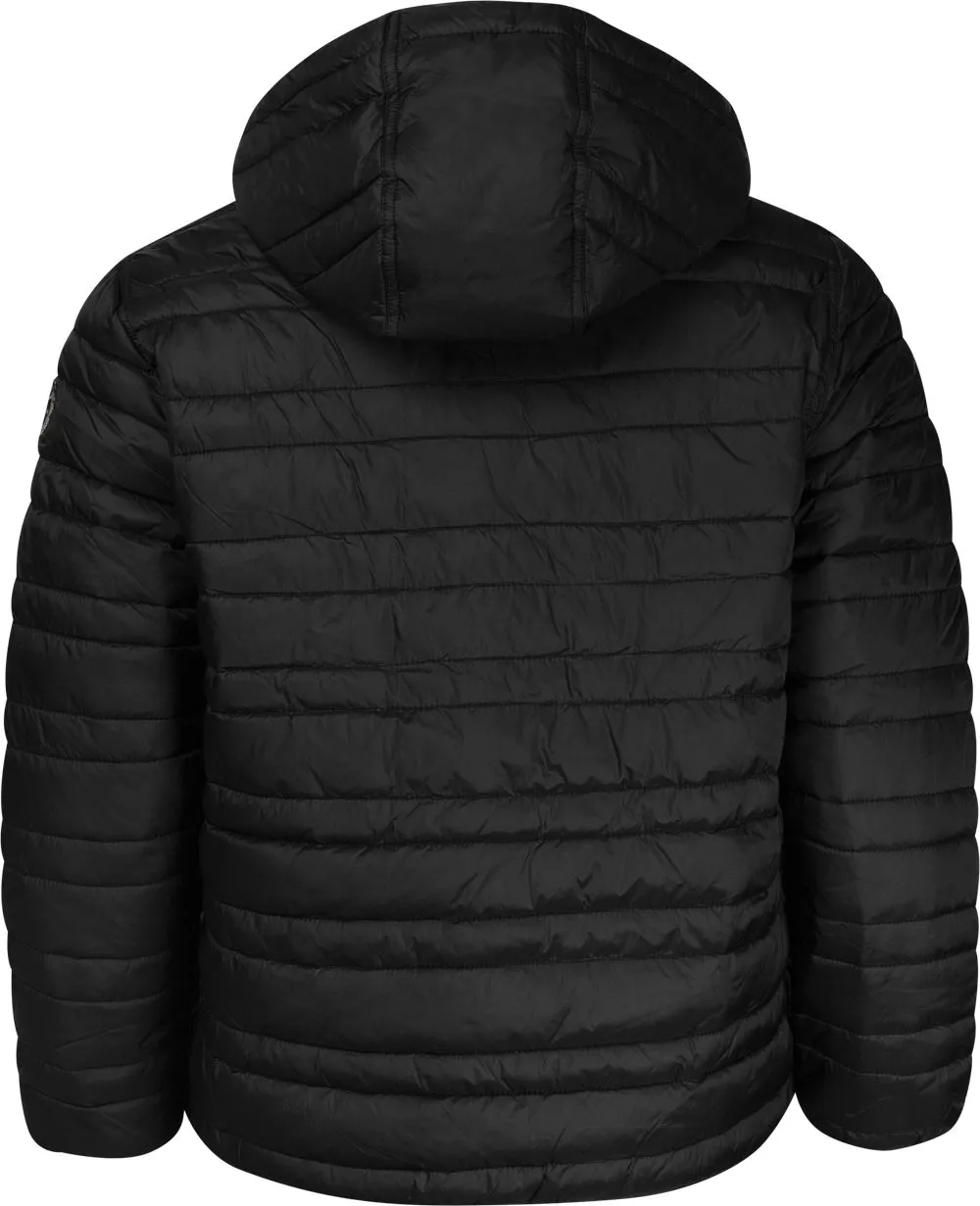 More For Kids Boys Luxury Hooded Puffer Jacket - Black