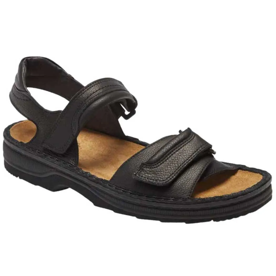 Naot Lappland Sandal Soft Black Leather (Men's)