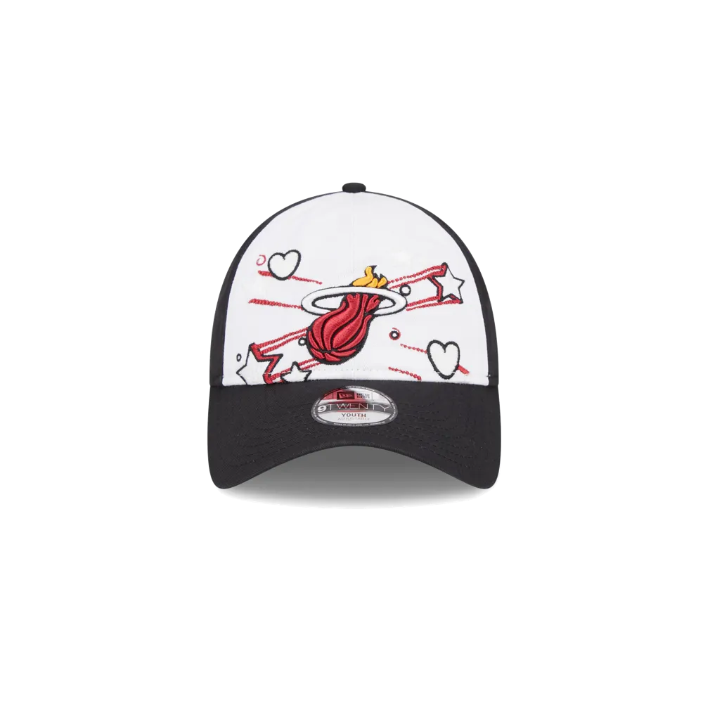 New Era Miami HEAT Heart Girls Hat