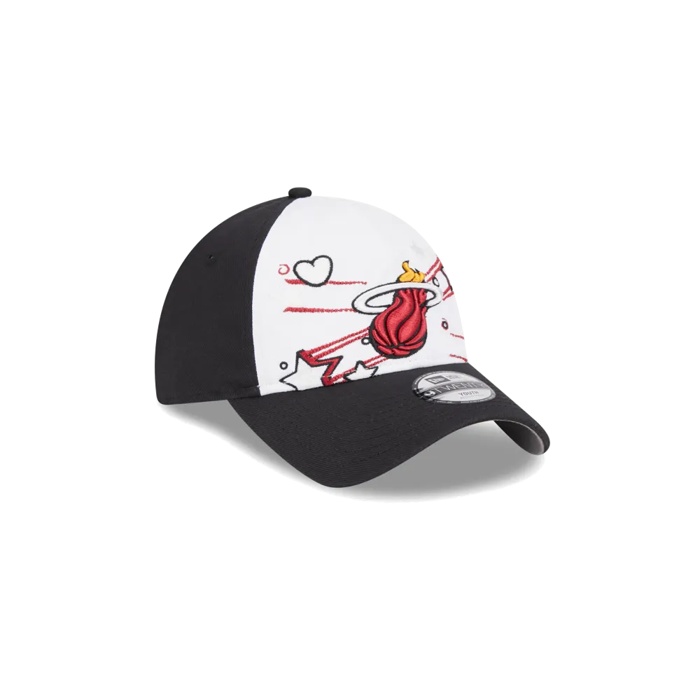 New Era Miami HEAT Heart Girls Hat