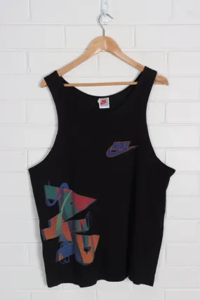 NIKE AIR Colourful Swoosh Logo USA Made Tank Top (L-XL)