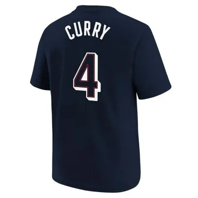 Nike Kids' USA Basketball Steph Curry #4 Name & Number T-Shirt