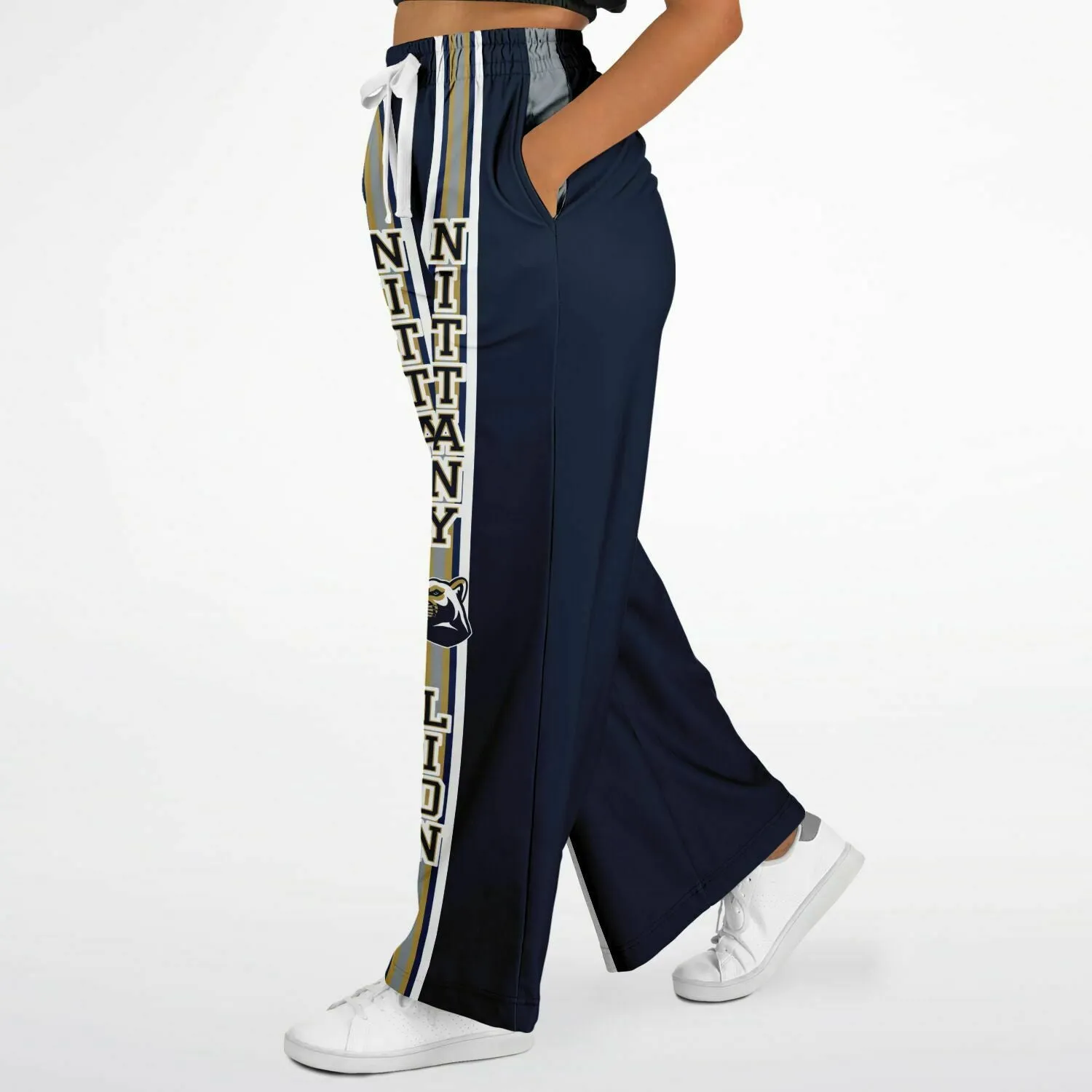 Nittany Lion Blue Fleece Stretchy Phat Bellbottoms