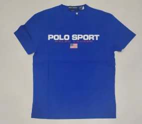 Nwt Polo Sport Royal Blue Spellout Classic Fit Tee