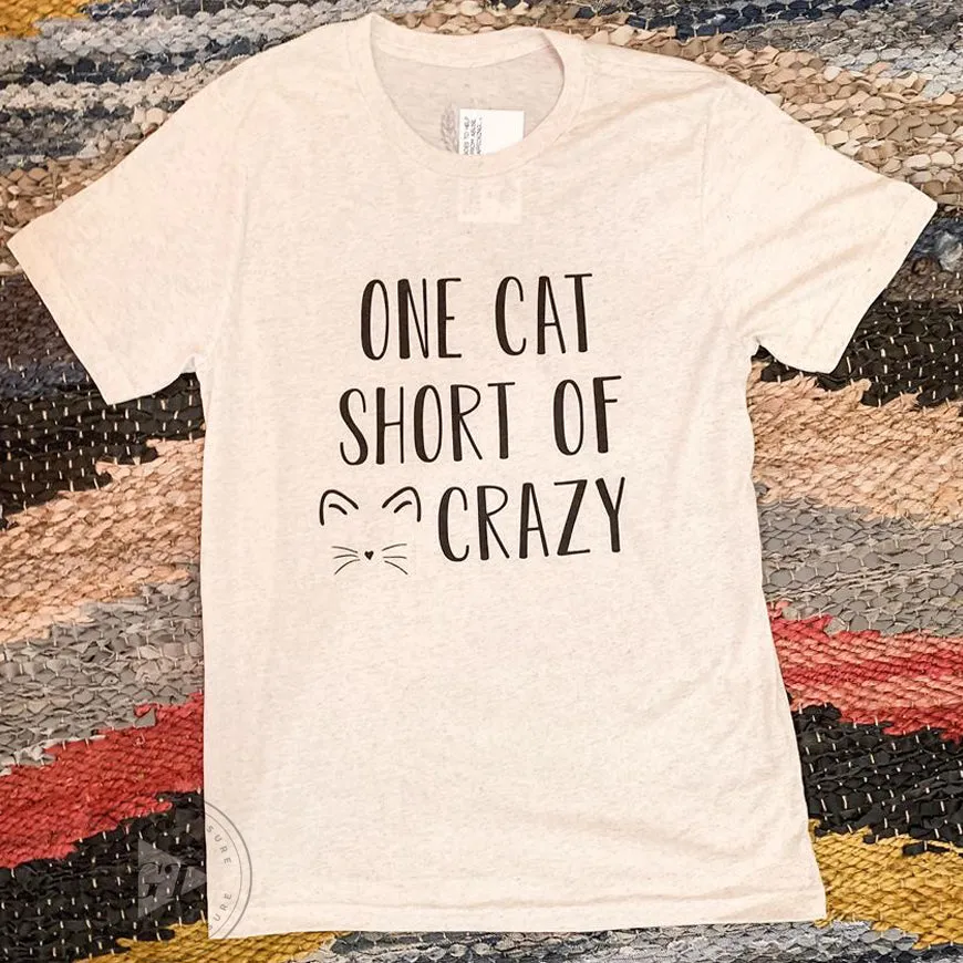 One Cat Short Crew Tee