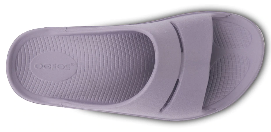 Oofos Womens OOahh Slide Sandal (1100)- Mauve