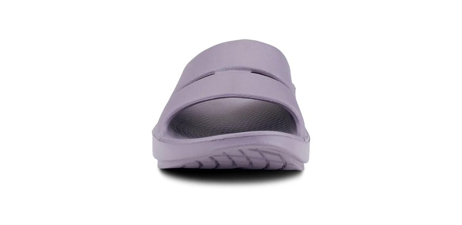 Oofos Womens OOahh Slide Sandal (1100)- Mauve